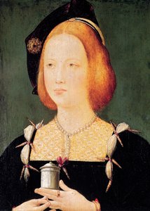 イギリスのマリアの肖像（1496-1533）ルイ12世の妻（1494-1533）1514年頃